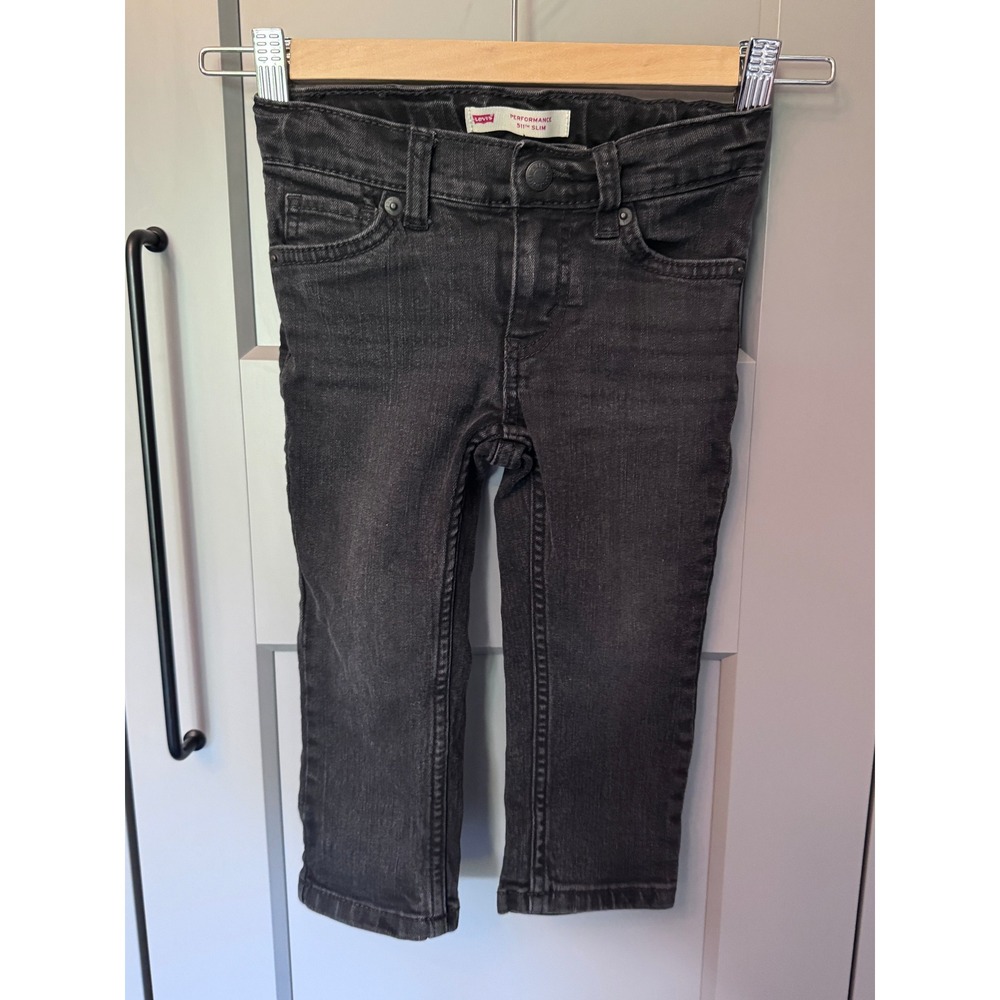 Toddler Levi 511 Slim Red Tag Jeans Black 2T